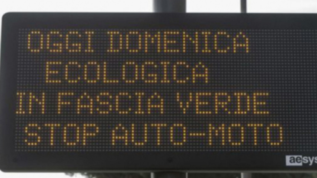 Blocco auto e moto a Roma domenica 25 febbraio 2018