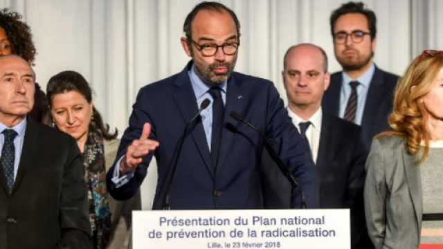 Edouard Philipppe pr&eacute;sente le plan du Gouvernement pour la pr&eacute;vention de la radicalisation