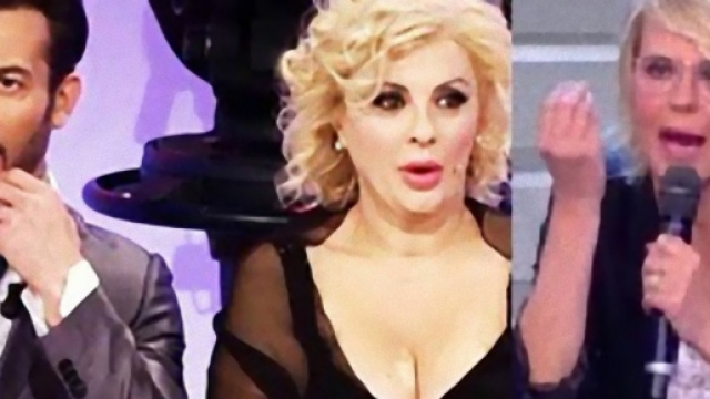 Maria De Filippi, Cipollari e Sperti sfottono una corteggiatrice .
