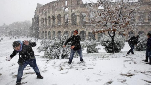 prevista la neve sulla capitale
