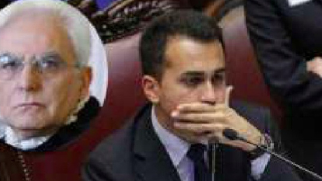Luigi Di Maio ed il presidente Sergio Mattarella