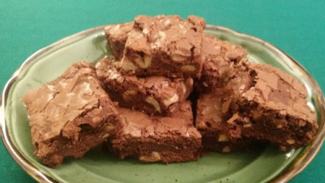 Golosi brownies al cioccolato e nocciole