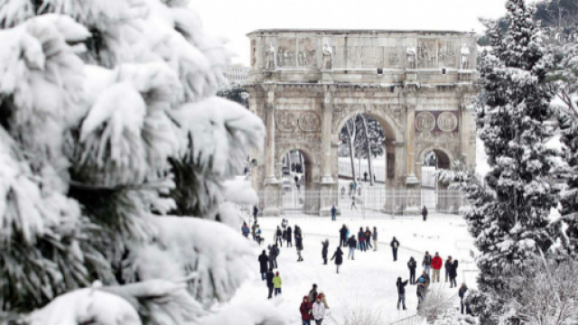 La neve a Roma dalla notte (foto - cemer.it)