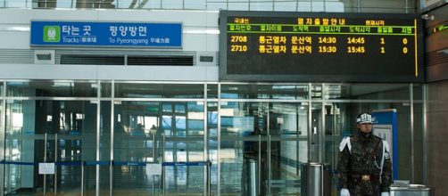 Dorasan Station that connects North Korea to South Korea (Image credit - Pekka Tamminen, Wikimedia Commons)
