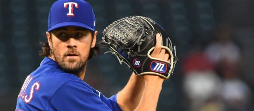 Is Cole Hamels heading out of Texas in 2018? [Image via MLB.com/YouTube]