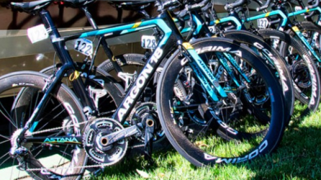 Le biciclette Argon18 della Astana