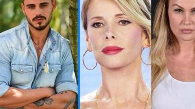 Francesco Monte, Alessia Marcuzzi ed Eva Henger