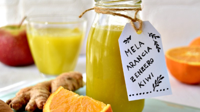 Estratto di arancia, kiwi, mela e zenzero - Home Sweet Home - homesweethomeblog.com