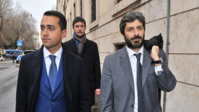 Luigi Di Maio insieme a Roberto Fico, suo possibile successore alla presidenza della Camera