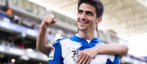 Gerard Moreno celebrando un gol