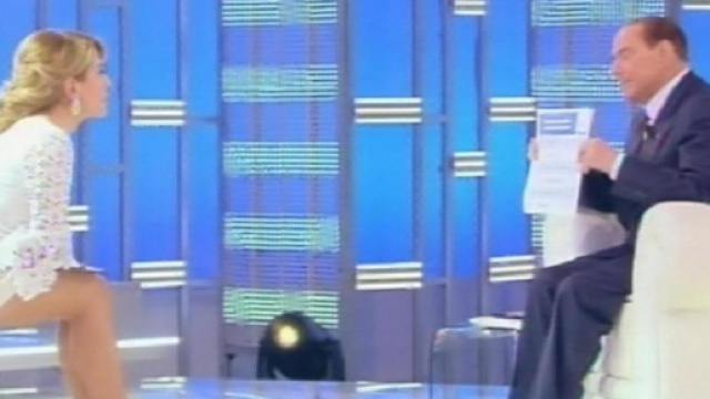 Barbara D'Urso e Silvio Berlusconi