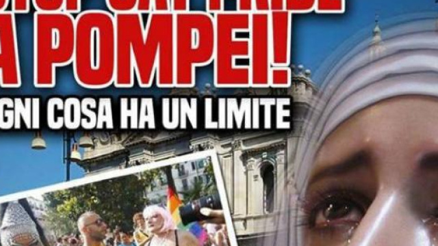 Forza Nuova contro il Gay Pride a Pompei, dalla pagina Facebook del partito - Globalist
