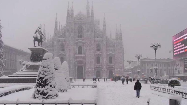 Il Centro-Nord si sveglia sotto la neve