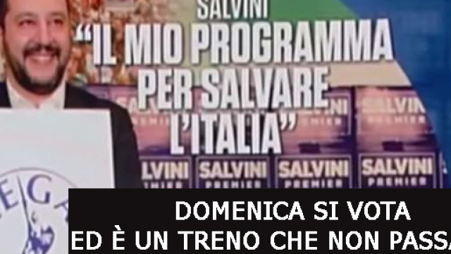Matteo Salvini: 'Domenica si vota ed &egrave; un treno che non passa pi&ugrave;'