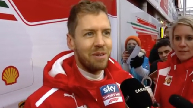 Sebastian Vettel, pilota della Ferrari