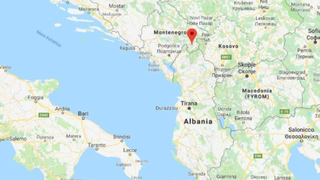 Forte terremoto di magnitudo 4.8 lungo la penisola balcanica.