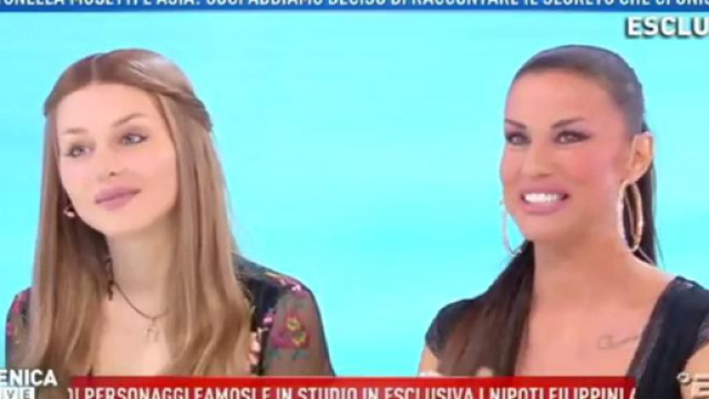 Asia Nuccetelli e Antonella Mosetti a Domenica Live
