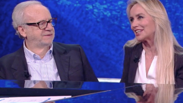 Jonny Dorelli e Gloria Guida a Che tempo che fa