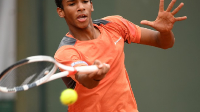 Felix-Auger Aliassime nell'immagine