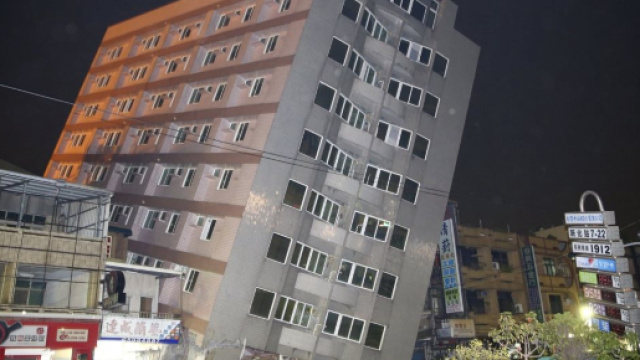 Hotel crollato a Hualien, a Taiwan