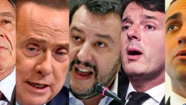 I leader dei principali partiti che si presenteranno alle elezioni del 2018