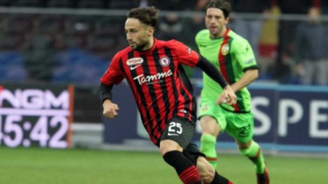 Nella foto, della Lega B, Gerbo in azione con la maglia del Foggia contro la Ternana