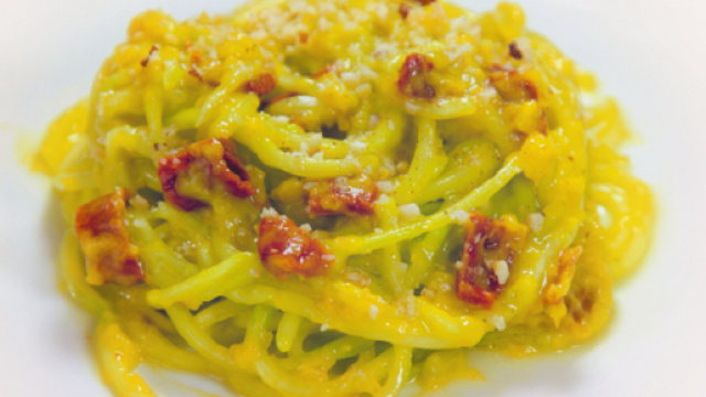 Ricetta della carbonara crudista