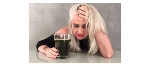 Atriz global Vera Holtz, em uma de suas fotos art&iacute;sticas nas suas redes sociais