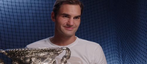 Roger Federer won the 2018 Australian Open. [image source: Australian Open TV/ YouTube screenshot]