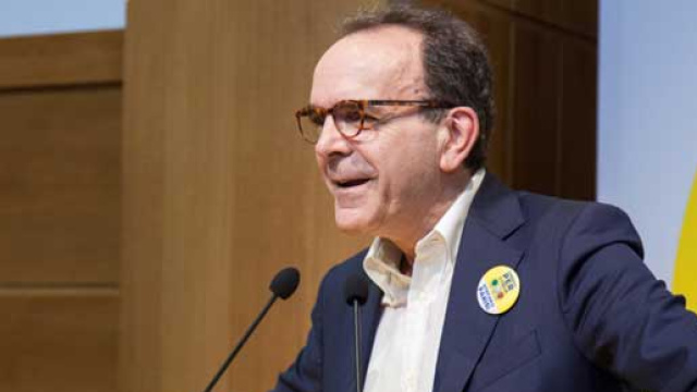 Il candidato governatore del Lazio per il Centrodestra, Stefano Parisi