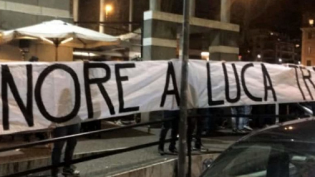 'Onore a Luca Traini', lo striscione opera degli Irriducibili della Lazio?