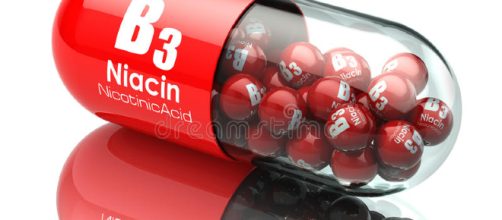 C&aacute;psula De La Vitamina B3 P&iacute;ldora Con Niacina O &aacute;cido Nicot&iacute;nico ... - dreamstime.com