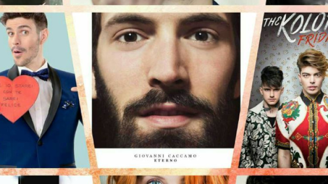 alcuni concorrenti del festival di Sanremo 2018