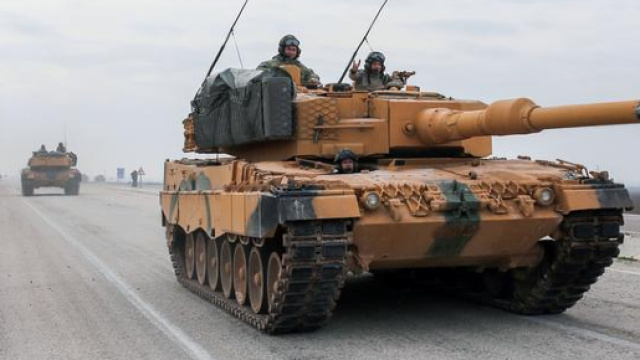 Carri armati dell'esercito turco