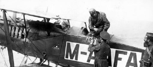 Avi&oacute;n "Bristol", similar al que us&oacute; Sen&eacute;n Ordiales.