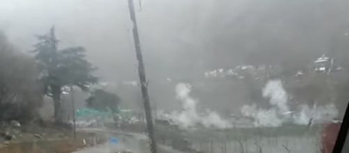 Heavy Cross-Border Shelling in J&K&rsquo;s Uri Caught on Camera -Image credit - The Quint