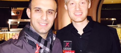 Reventon's Chris Christofi (left) & his pal 2010 World Snooker Champion Neil Robertson