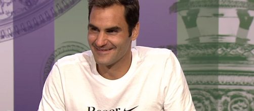 Roger Federer during a press conference at Wimbledon/ Photo: screenshot via Wimbledon channel on YouTube