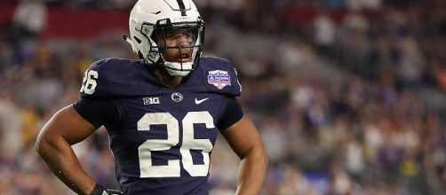 Saquon Barkley looks to be the first player drafted in 2018 (Image via Chris Spon/Wikipedia)