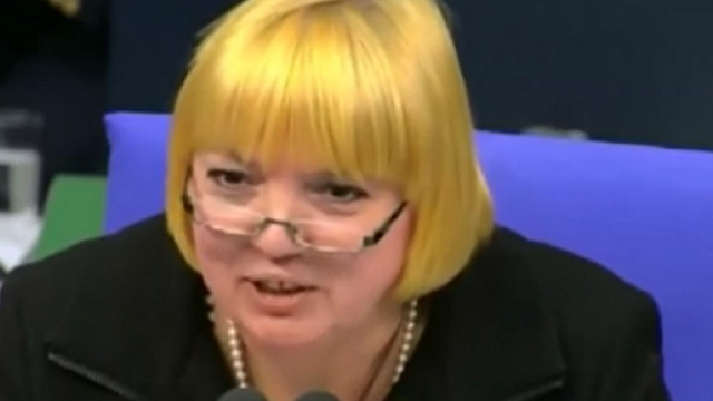 Claudia Roth, vice presidente del Bundestag