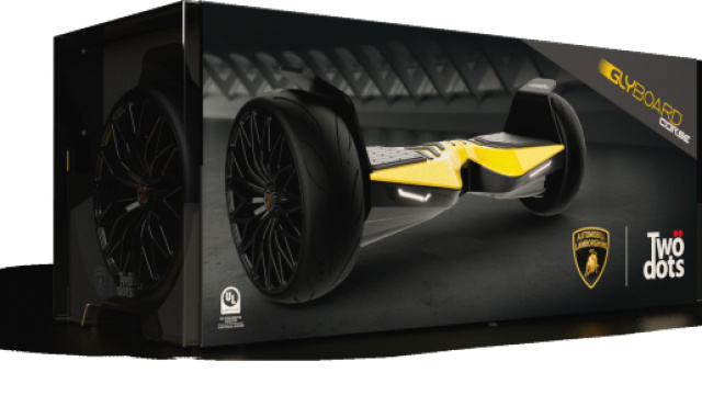 L'hoverboard Lamborghini &lsquo;Glyboard Corse&rsquo;
