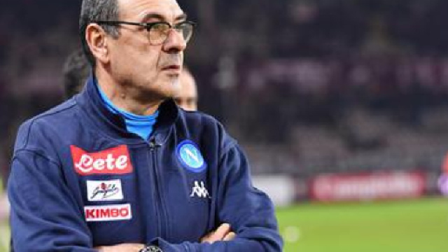 Maurizio Sarri, allenatore del Napoli.