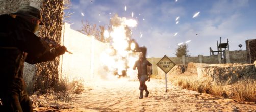 Beautiful explosion in 'POSTWORLD' [Credit: Facebook/thepostworldgame]