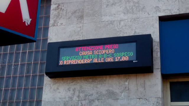 Sciopero Atac a Roma 22 marzo 2018