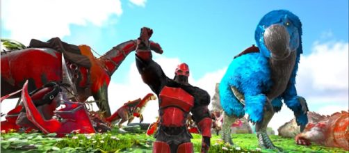 A screenshot from 'ARK' (Extinction Core) - (Image Credit: KingDaddyDMAC/YouTube)