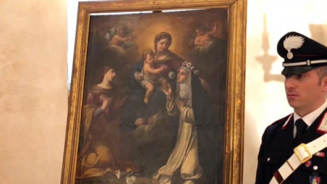 Una delle opere recuperate dai Carabinieri TPC, Tutela Patrimonio Culturale