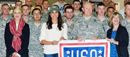 Suits star Meghan Markle in a group photo in Italy (Image credit &ndash; Davide Dalla Massara, Wikimedia Commons)