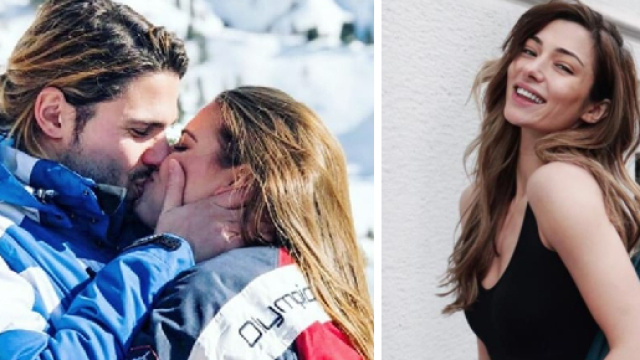 Luca Onestini e Ivana Mrazova felici.