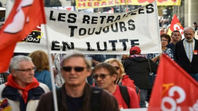 Pouvoir d'achat : les retrait&eacute;s fran&ccedil;ais manifestent !
