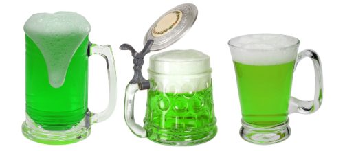 Green beer for Saint Patrick's Day. (Image via Magick supply/Pixabay).